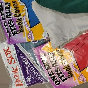 5 Flexible Book Covers, 3 NWT, 2 gently used